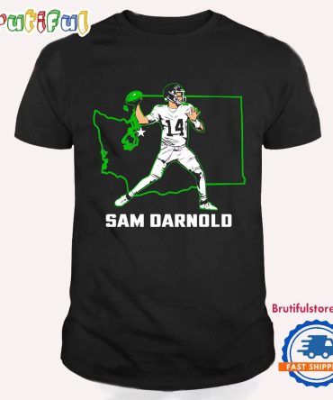 Sam Darnold State Star Seattle Seahawks T Shirt