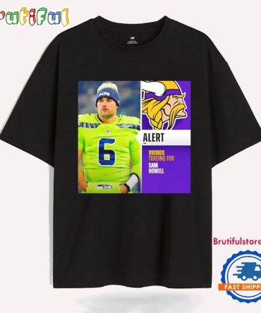Sam Howell Minnesota Vikings 2025 Nfl Draft Poster T Shirt