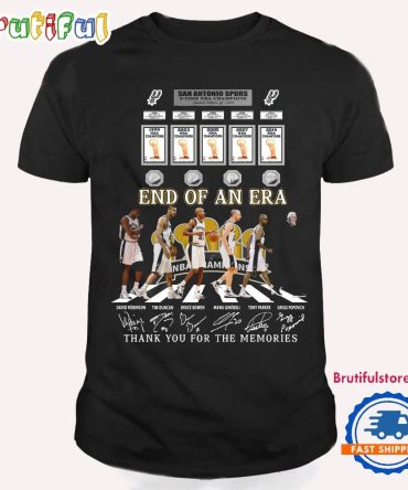 San Antonio Spurs End Of An Era 2025 T Shirts