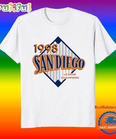 San Diego Padres 1998 League Champions Back To Back T Shirt