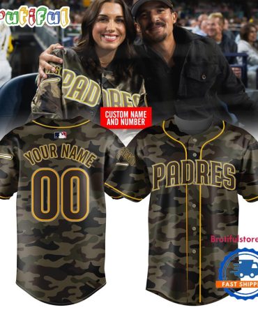 San Diego Padres Camo 2024 Custom Jersey Shirt