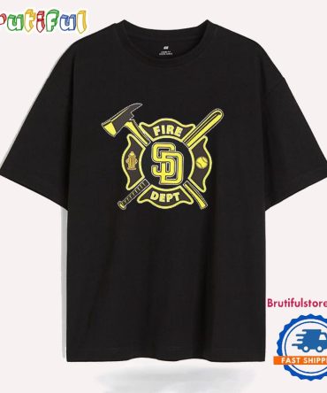 San Diego Padres Firefighter Fire Dept T Shirt