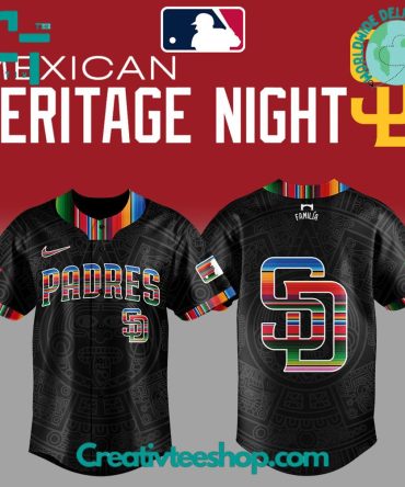 Celebrate Mexican Heritage Night  Padres Jersey Limited Edition