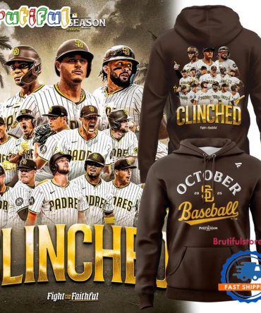 San Diego Padres Mlb October Baseball 2025 Graphic Hoodie