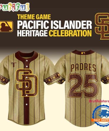 San Diego Padres Pacific Islander Heritage 2025 Baseball Jersey