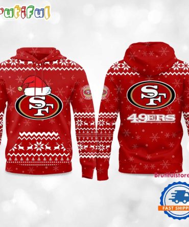 San Francisco 49Ers 2025 Reindeer Football Christmas New Hoodie Shirt