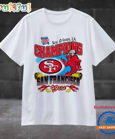 San Francisco 49Ers New Orleans Super Bowl Xxiv Champion T Shirt