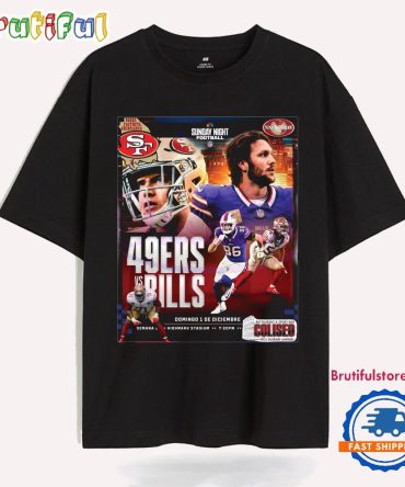 San Francisco 49Ers Vs Buffalo Bills Sunday Night Football T Shirt