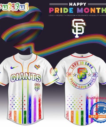 San Francisco Giants 2025 Happy Pride Month Limited Edition Baseball Jersey
