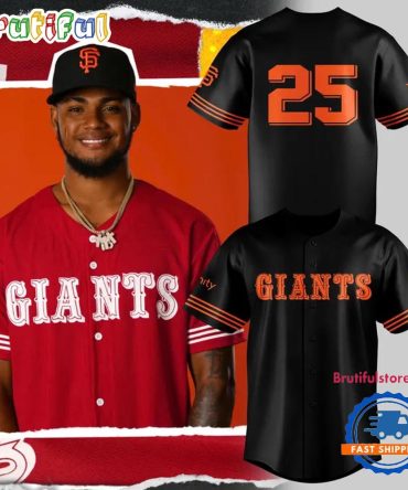San Francisco Giants 49Ers Night 2025 Black Baseball Jersey