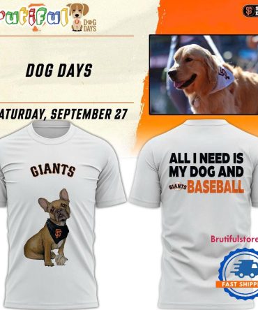 San Francisco Giants Dog Days French Bulldog T Shirt