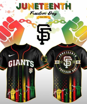Celebrate Juneteenth In Style: Exclusive Freedom Day Giants Jersey - Limited Edition 2025