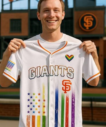 Celebrate Pride: Giants Rainbow Baseball Jersey – Limited Edition, Show Your Team Spirit!