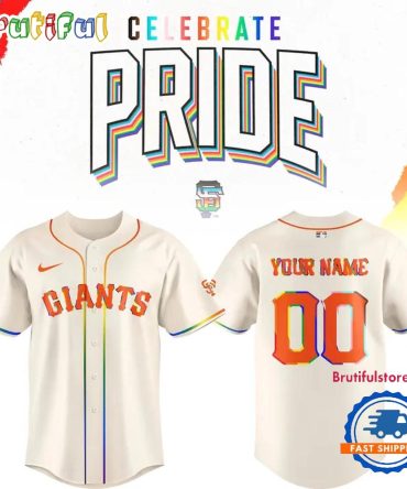 San Francisco Giants Pride Night Custom Baseball Jersey