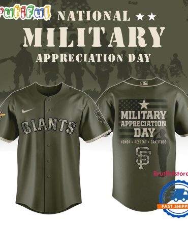 San Francisco Giants X Military Appreciation Day 2025 Baseball Jersey