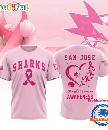 San Jose Sharks 2025 Nhl Pink Breast Cancer Awareness All Over Print Shirt