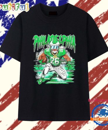 Saquon Barkley Philadelphia Eagles Two Six Graphic T Shirt