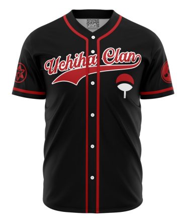 Sasuke Uchiha Clan Shippuden Baseball Jersey