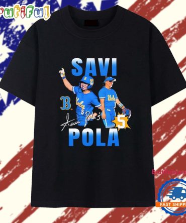 Savannah Pola Ucla Bruins Baseball Signature Graphic T Shirt