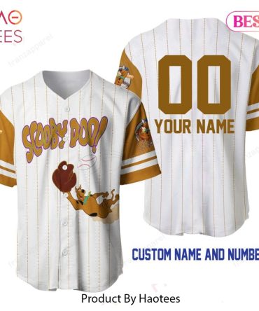 Custom Scooby-Doo Baseball Jersey - Personalize Your Name & Number - Perfect Gift!