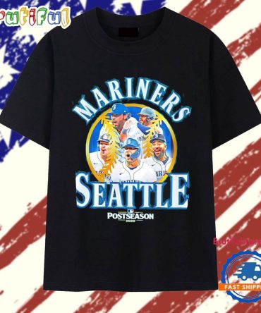Seattle Mariner 2025 Alcs Champions Postseason All Team T Shirt