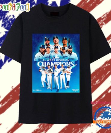 Seattle Mariners 2025 Postseason Al West Chamions Seize The Moment T Shirt