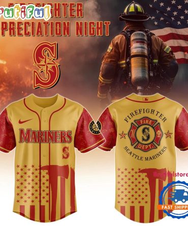 Seattle Mariners Mlb X Firefighter Appreciation Night 2025 Jersey Shirt