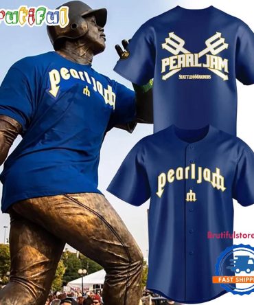 Seattle Mariners Pearl Jam Ten Club Night Jersey Shirt