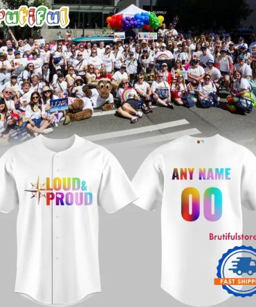 Seattle Mariners Special New Pride 25 Custom Jersey Shirt