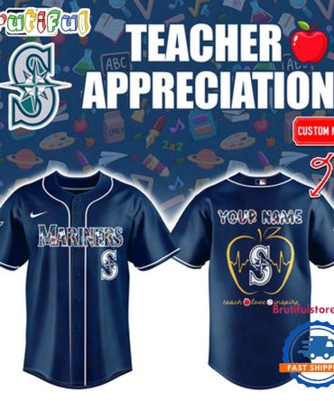 Seattle Mariners Teacher Night 2025 Limited Custom Jersey Shirt