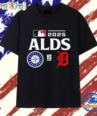 Seattle Mariners Vs Detroit Tigers 2025 Mlb Alds Matchup T Shirt