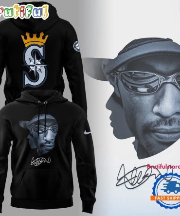 Seattle Mariners X Ichiro 2025 Signature Black Hoodie