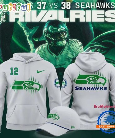 Seattle Seahawks 2026 Rivalries Sideline Nfl Gray Hoodie