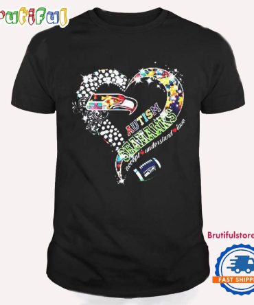 Seattle Seahawks Autism Accept Understand Love T Shirt