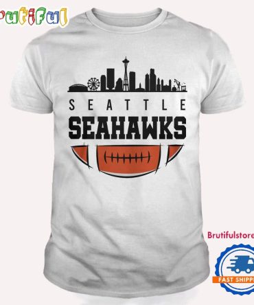 Seattle Seahawks Nfl 2025 City Skyline T Shirt