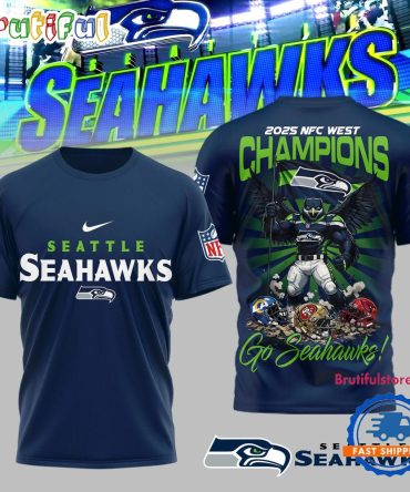 Seattle Seahawks Nfl Afc South Champions Super Bowl Special New 3D Shirt