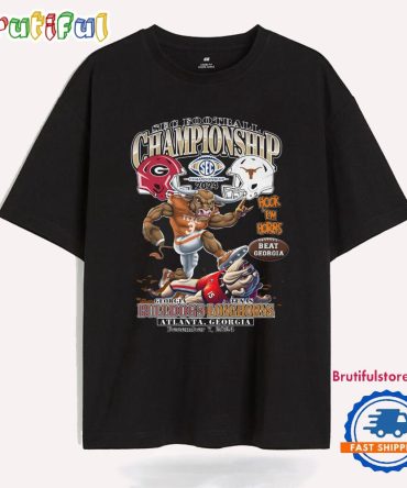 Sec Football Championship 2024 Georgia Bulldogs Vs Texas Longhorns December 7 T Shirt