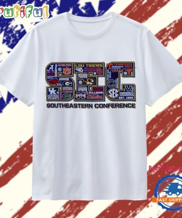 Sec Southeastern Conference All Team T Shirt