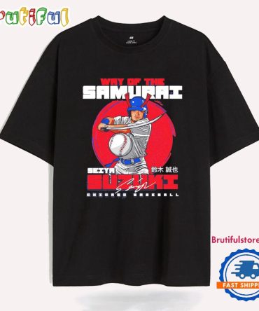 Seiya Suzuki Way Of The Samurai Chicago Cubs Signature T Shirt