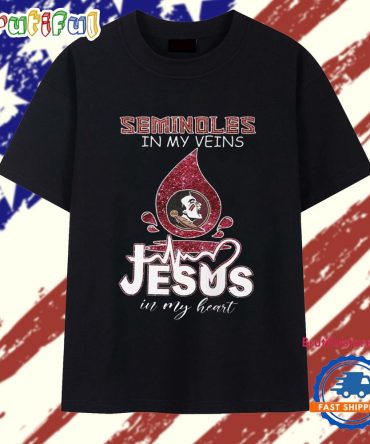 Seminoles In My Veins Jesus In My Heart 2025 T Shirt