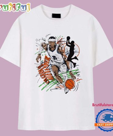 Shai Gilgeous Alexander Oklahoma City Thunder Signature Sketch Art T Shirt