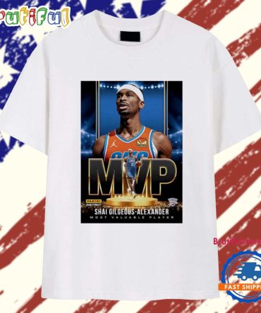 Shai Gilgeous-Alexander 2025 Nba Mvp Panini Instant Poster T Shirt