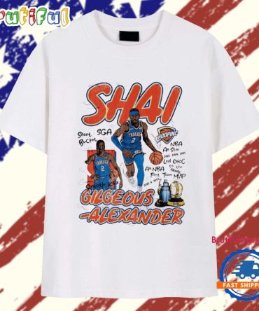 Shai Gilgeous-Alexander Awards Comic T Shirt