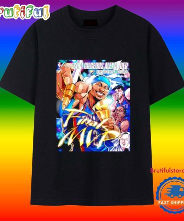 Shai Gilgeous-Alexander Oklahoma City Thunder Finals Mvp 2025 Comic T Shirt