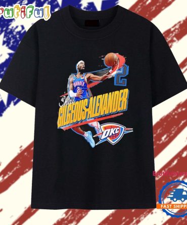 Shai Gilgeous-Alexander Oklahoma City Thunder Start Of Season 2025 T Shirt