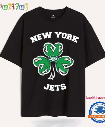 Shamrock Football St Patricks Day New York Jets Nfl 2025 T Shirt