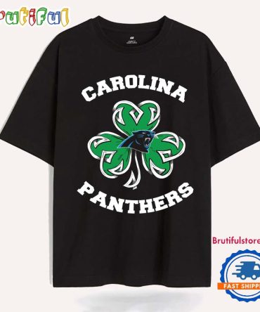 Shamrock St Patricks Day Carolina Panthers Nfl 2025 T Shirt