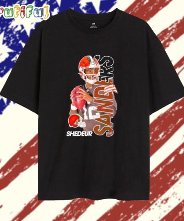 Shedeur Sanders Player Cleveland Browns Graphic T Shirt
