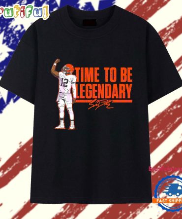 Shedeur Sanders Time To Be Legendary Football T Shirt