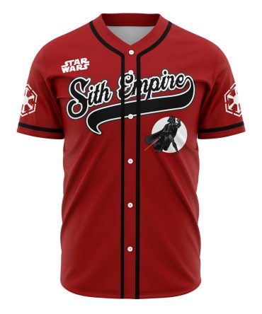 Red Star Wars Sith Empire Baseball Jersey – Dark Side Fan Apparel
